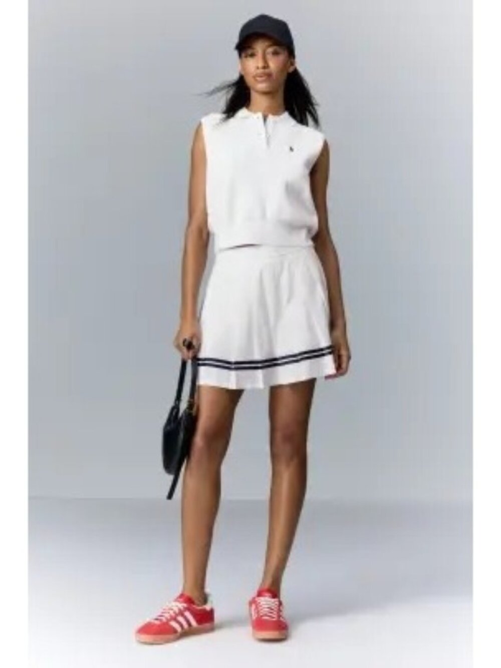 R-88.  Polo Ralph Lauren Stretch High Waisted Pleated Skort